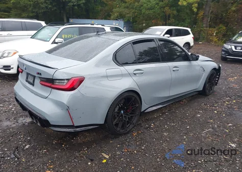 2022 BMW M3 Competition xDrive из США, поврежденный, VIN WBS43AY06NFL85337